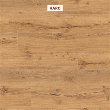Laminat Haro Tritty 100 Gran Via Alpineiche natur Produktbild Musterfläche von oben schräg zoom