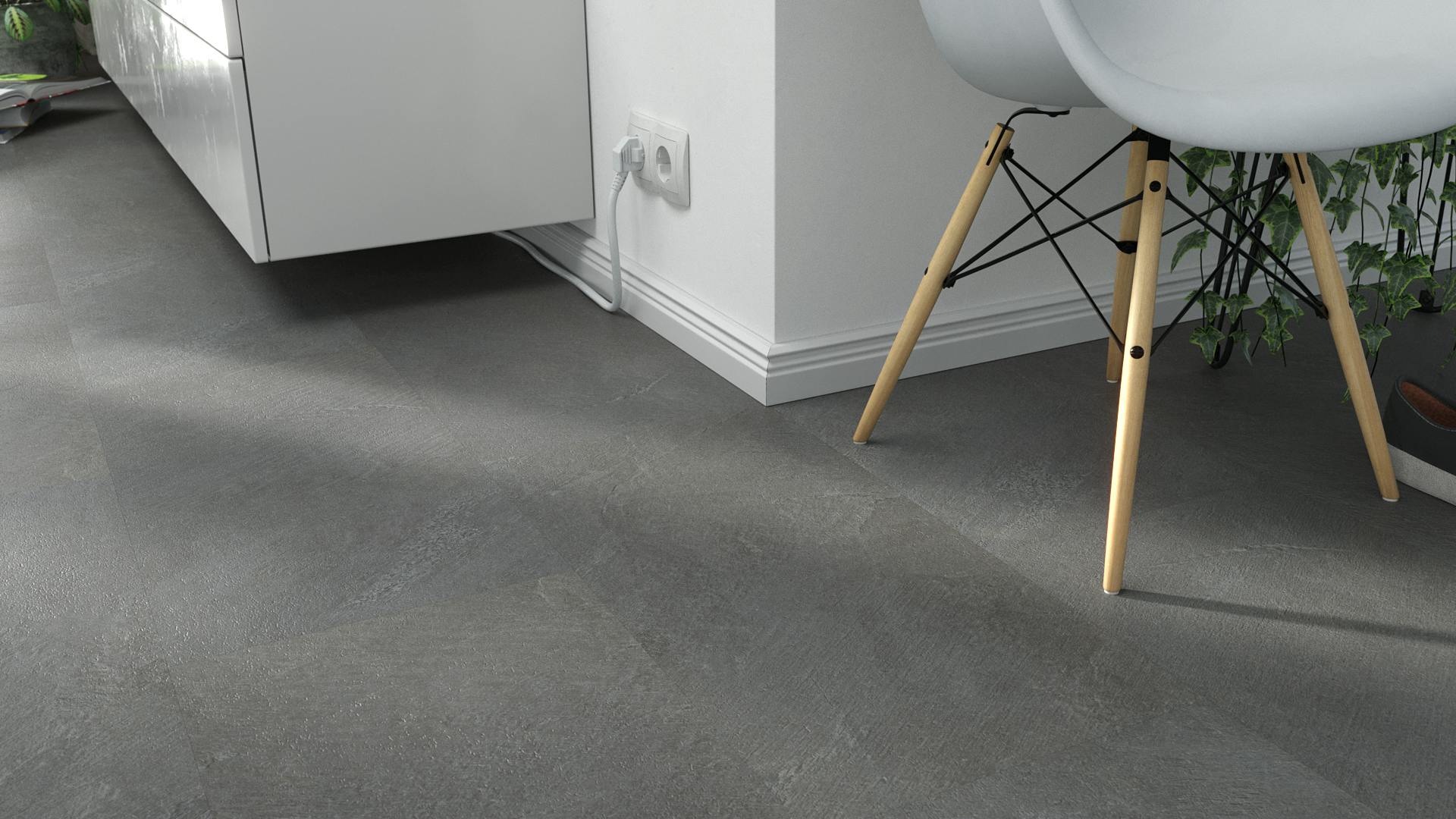 Timeless Slate Dark Produktbild Wohnzimmer - Urban mit Wohnwand zoom