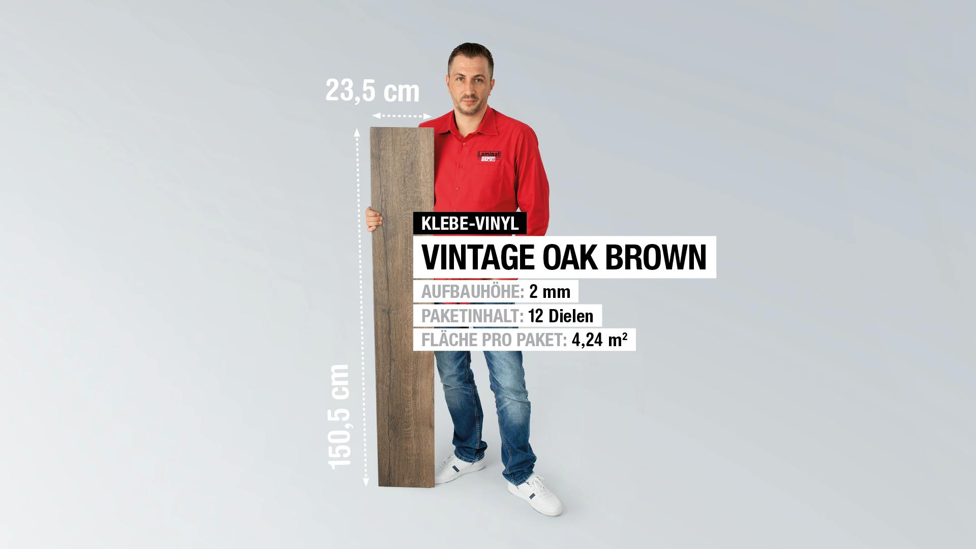Vintage Oak Brown Produktbild rendering7 zoom