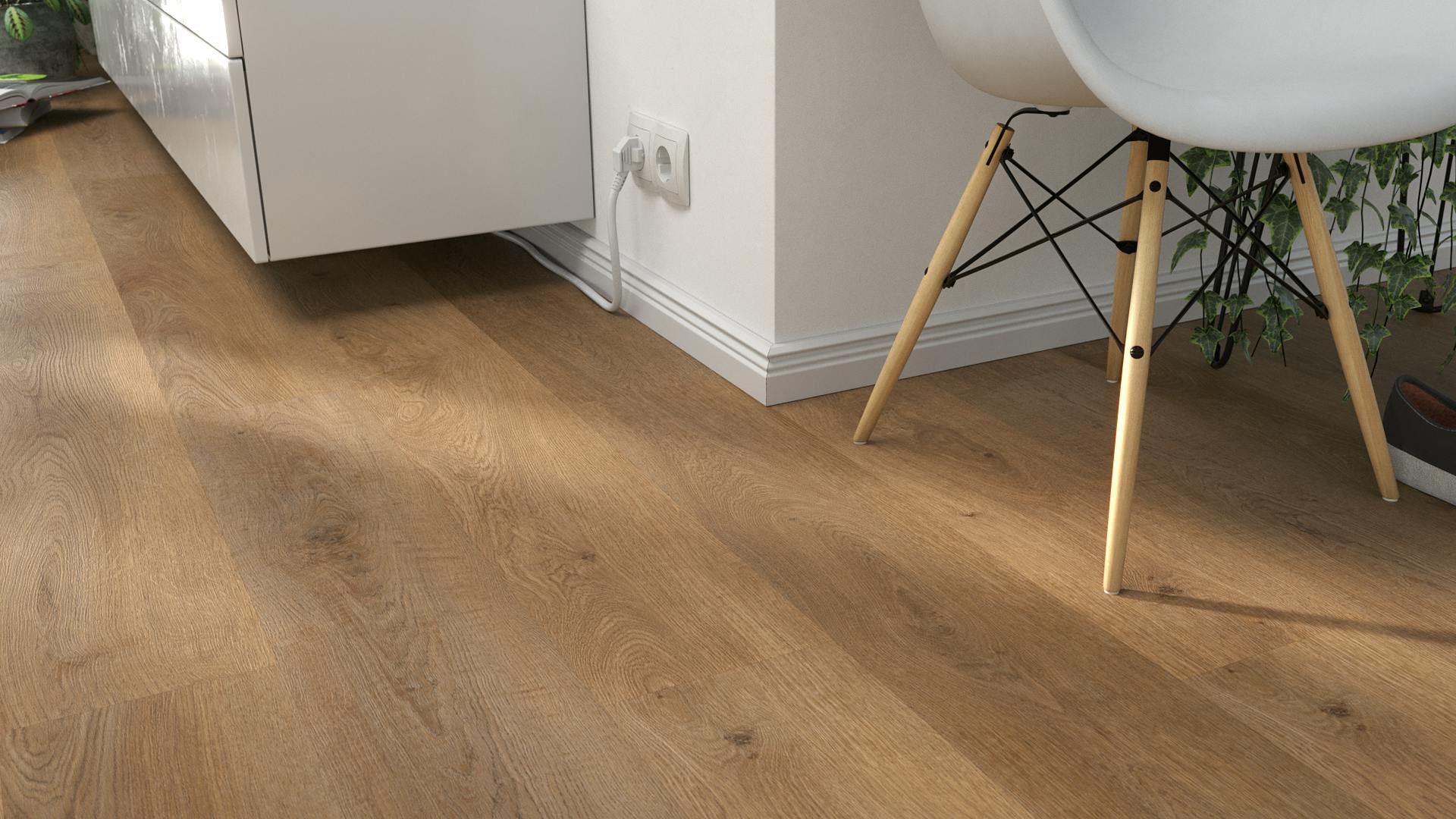 Balanced Oak Brown Produktbild Wohnzimmer - Urban mit Wohnwand zoom