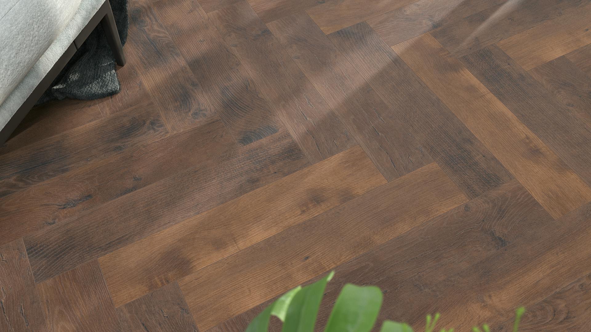 Laminat Kronoflooring Herringbone Fischgr&auml;t Laguna Oak Produktbild rendering8 zoom