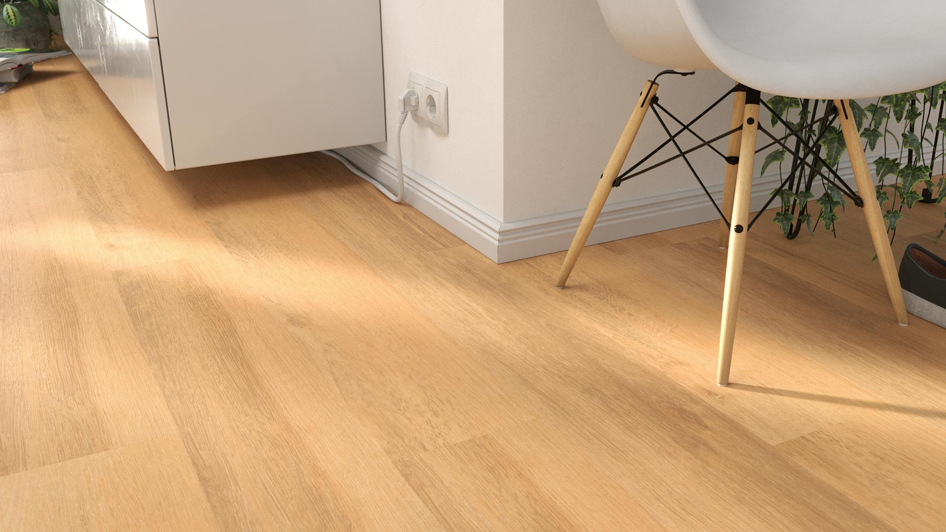 Honigeiche Produktbild Wohnzimmer - Urban mit Wohnwand zoom