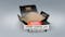 Laminat BoDomo Premium Grand Canyon Oak nature Produktbild Musterfläche von oben grade zoom