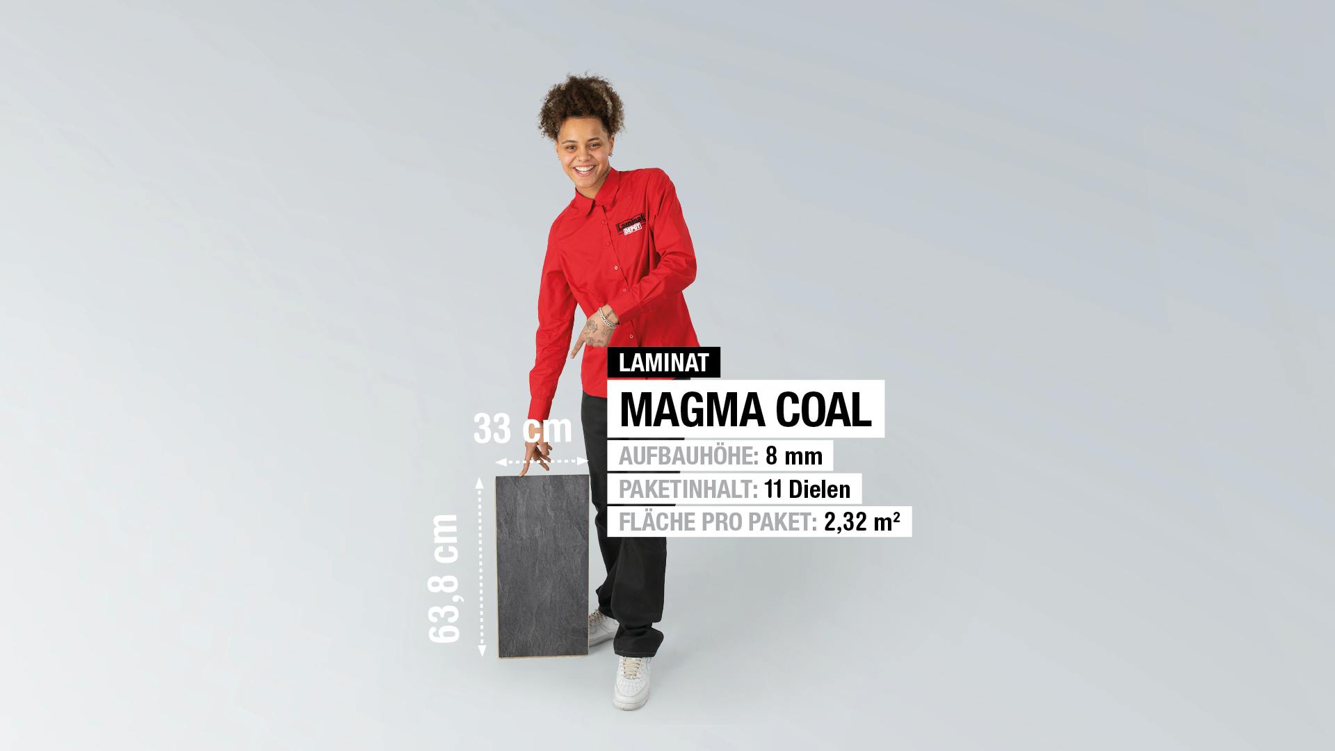 Laminat BoDomo Premium Magma Coal Produktbild rendering7 zoom