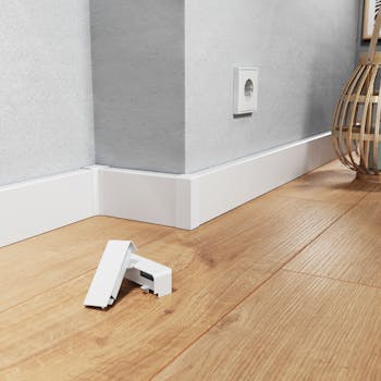 Außenecke - Weiß - Weimar - 78 mm Produktbild