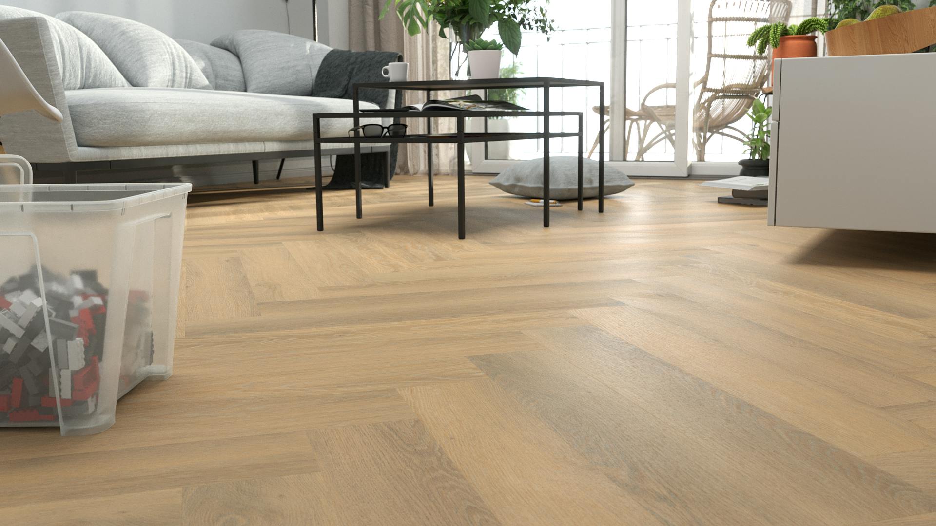 Cella creme Fischgrät Produktbild Schlafzimmer - Urban zoom