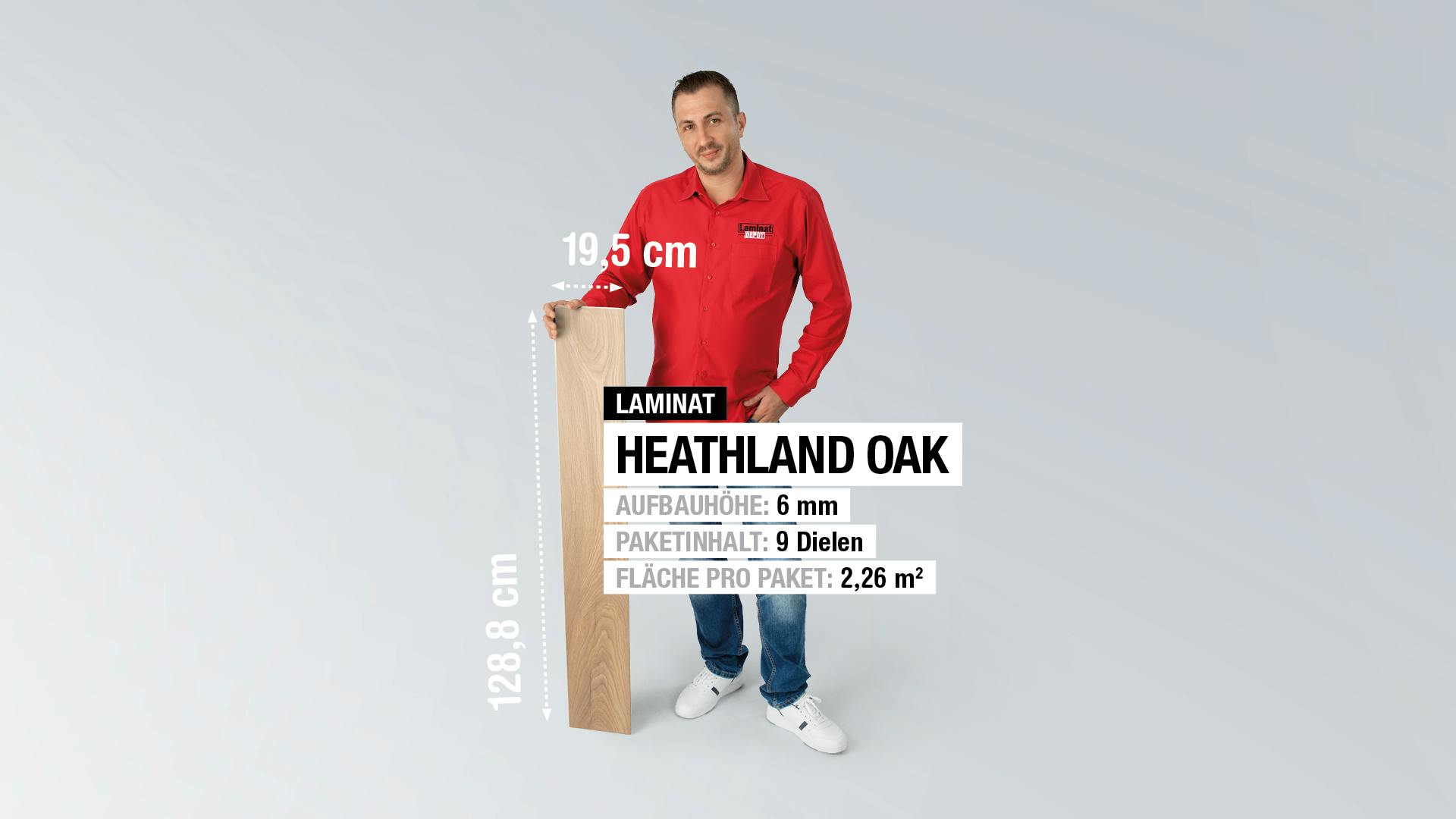 Laminat Kronoflooring O.R.C.A. Heathland Oak Produktbild rendering7 zoom