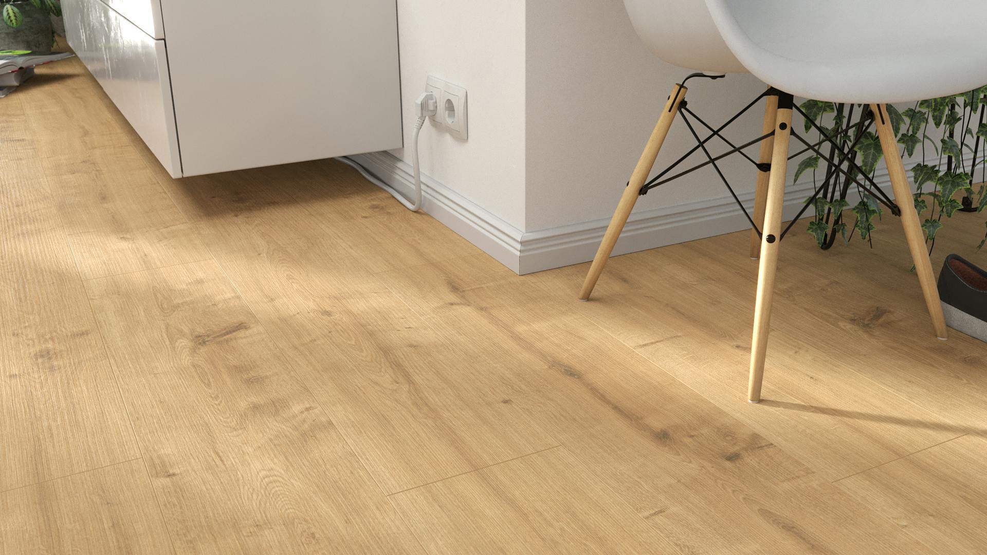 Laminat bodomoWAVE Lofoten Produktbild Wohnzimmer - Urban mit Wohnwand zoom