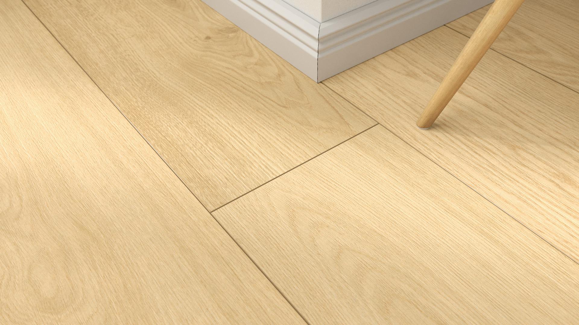 Laminat bodomoWAVE Nazare nature Produktbild Musterfl&auml;che von oben schr&auml;g zoom