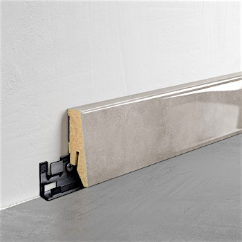 Fußleiste Exquisit - Pastell grey - 58 mm Produktbild