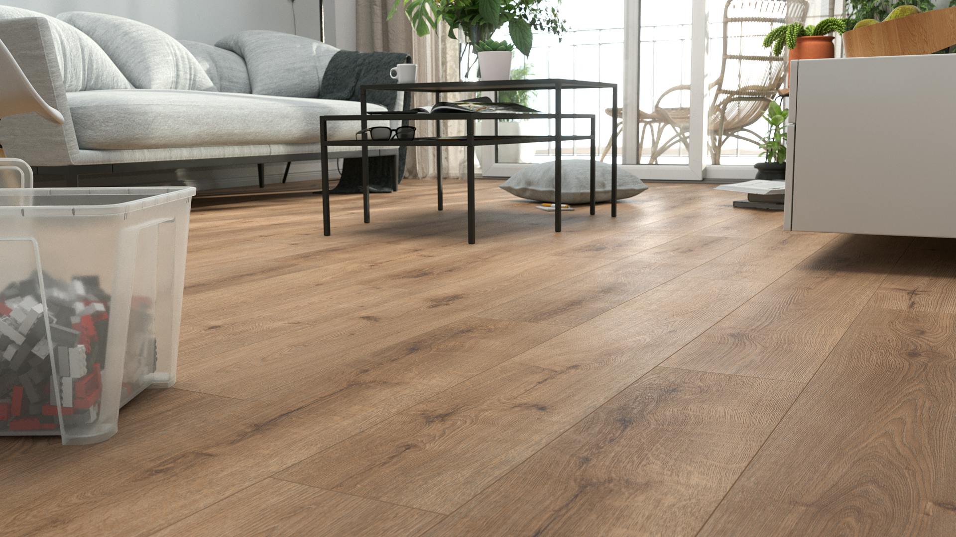 Laminat Kronoflooring O.R.C.A. Hillside Oak Produktbild Schlafzimmer - Urban zoom