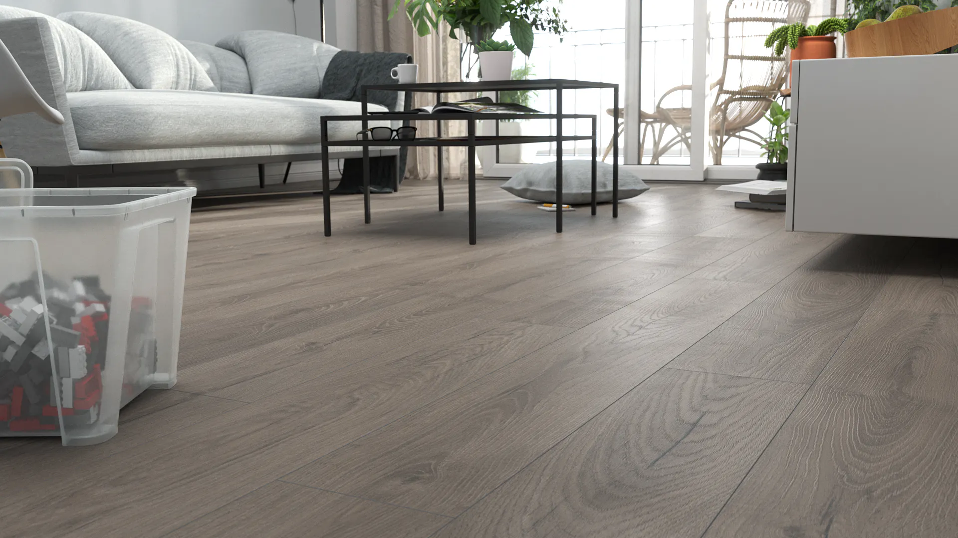 Laminat Kronoflooring O.R.C.A. Rutherford Oak Produktbild Schlafzimmer - Urban zoom