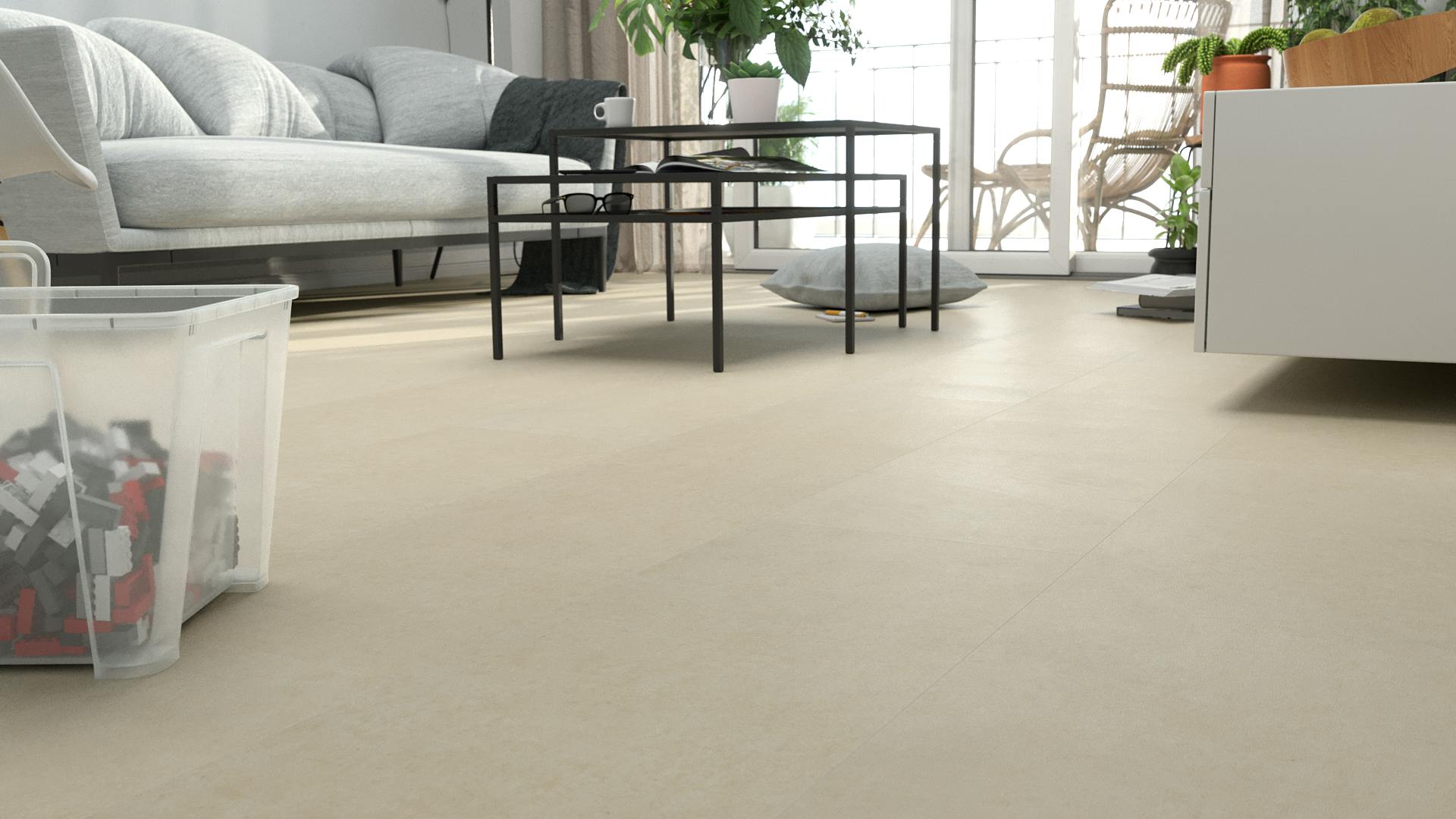 Laminat BoDomo Exquisit Loftstone Sand Produktbild Schlafzimmer - Urban zoom