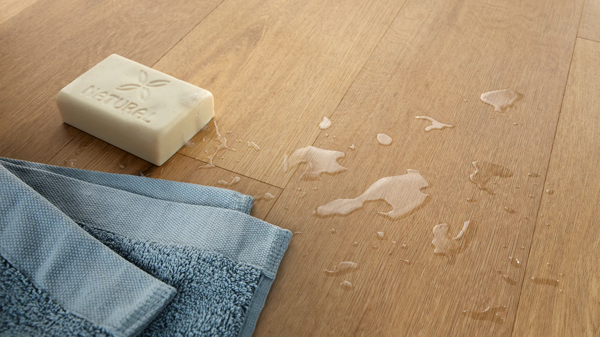 Harvest Oak Honey Produktbild K&uuml;che &amp; Esszimmer - Modern mit Treppe zoom