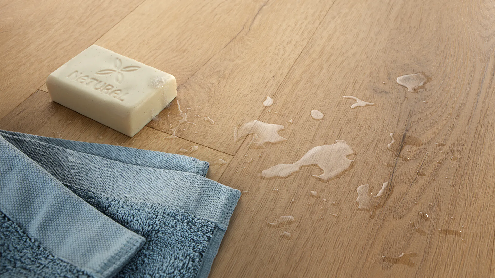 Winewood Oak Tan Produktbild K&uuml;che &amp; Esszimmer - Modern mit Treppe zoom