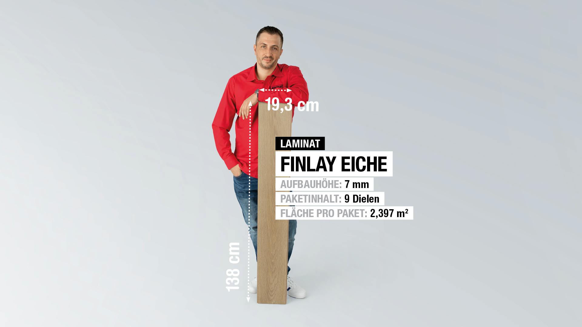 Laminat Kronotex Finlay Eiche Produktbild rendering7 zoom