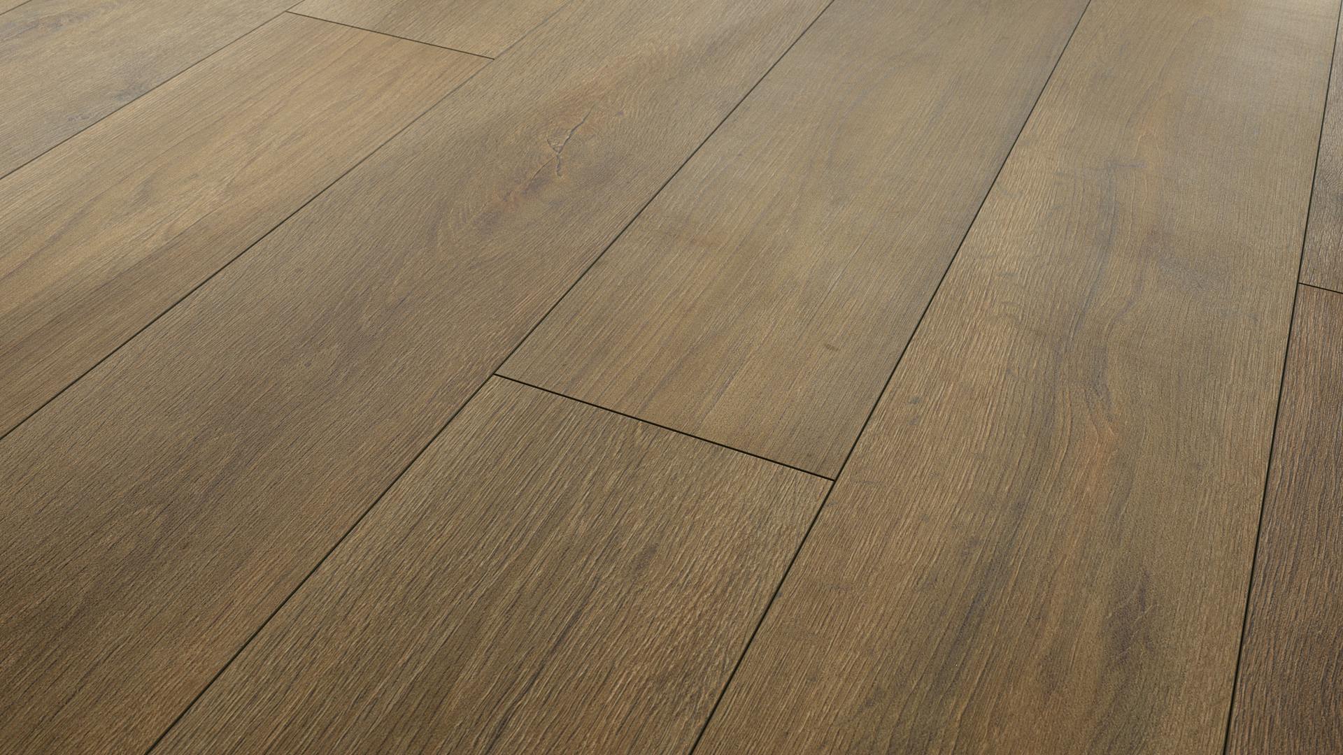 Laminat Kronotex Grand Eiche Braun Produktbild Badezimmer - Klassisch zoom