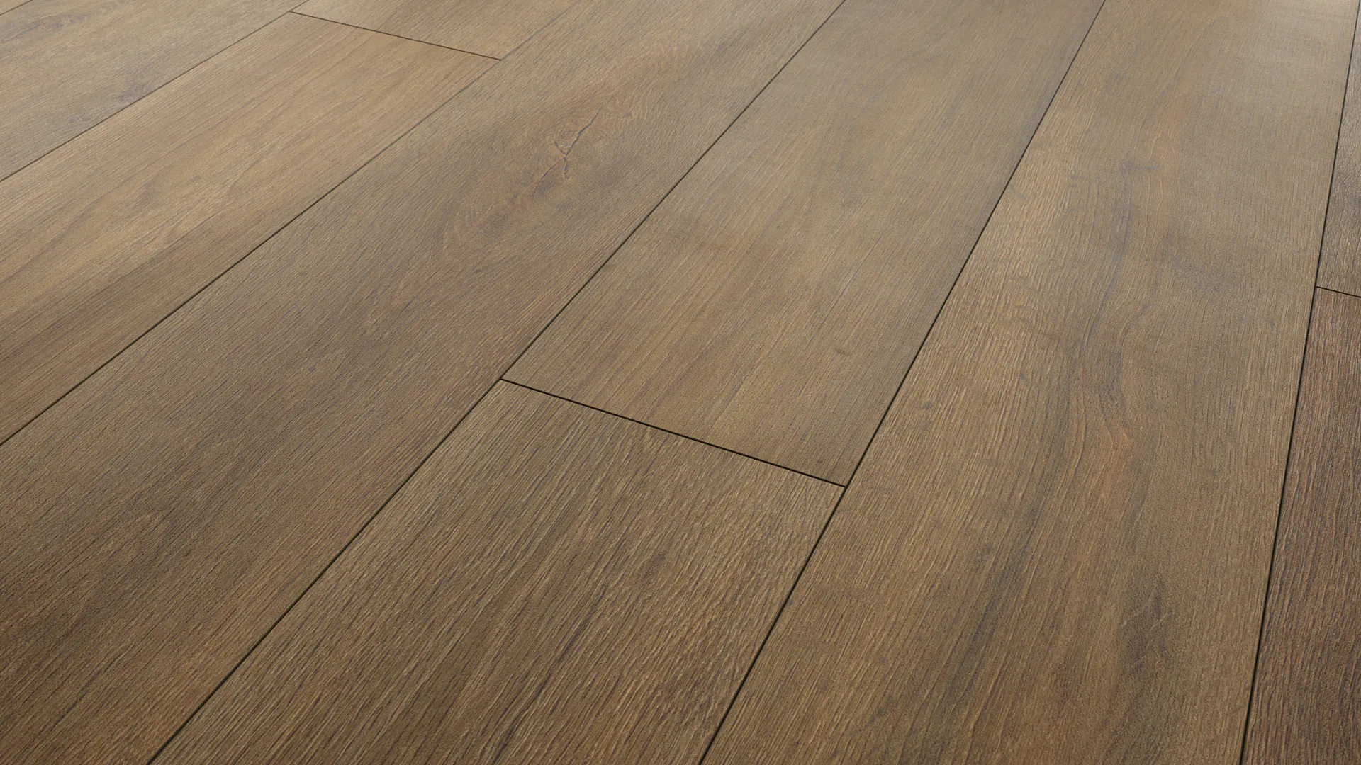 Laminat Kronotex Grand Eiche Braun Produktbild Badezimmer - Klassisch zoom