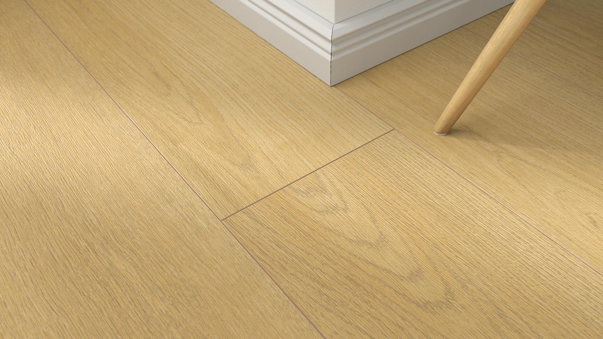 Laminat Kronotex Finlay Eiche Natur Produktbild Musterfl&auml;che von oben schr&auml;g zoom