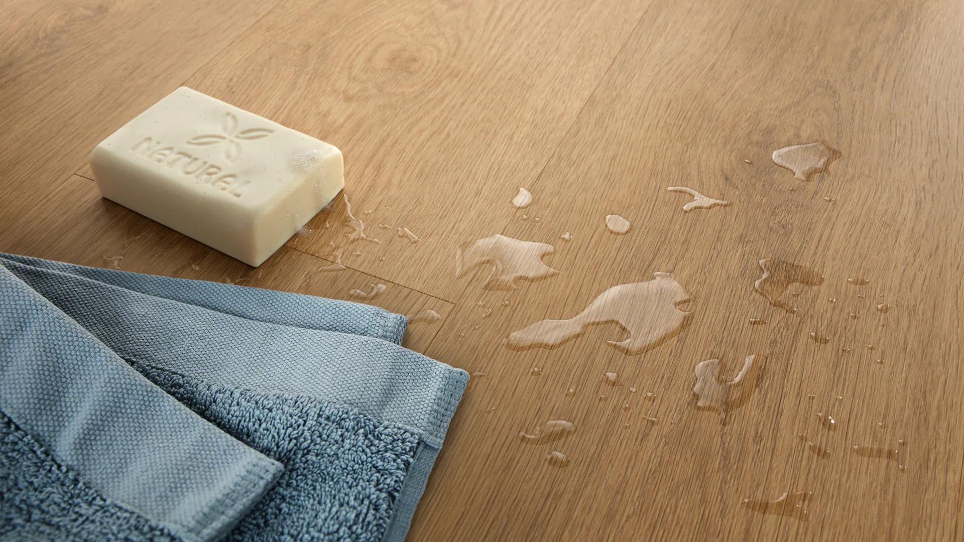 Bloom Oak Gold Produktbild K&uuml;che &amp; Esszimmer - Modern mit Treppe zoom