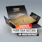 Pure Oak Nature Produktbild Musterfläche von oben grade zoom